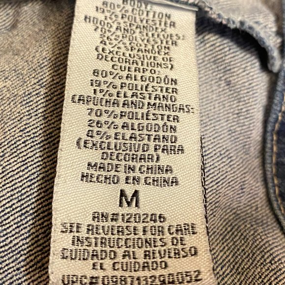 WallFlower Denim Hoodie - Picture 6 of 6